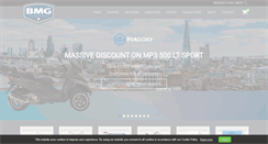 Desktop Screenshot of bmgscooters.com